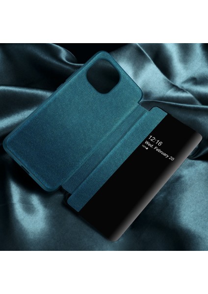 Xiaomi Mi 11 Için Klasik Business Görünüm Penceresi Flip Deri Telefon Kılıfı - Turuncu (Yurt Dışından)