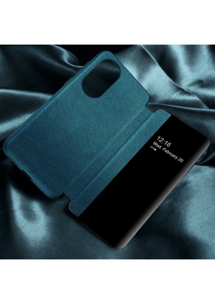 Honor 80 Pro Için Klasik Business Görünüm Penceresi Flip Deri Telefon Kılıfı - Turuncu (Yurt Dışından)