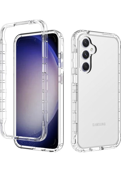 Samsung Galaxy S23 Fe Için Hibrit Bumper Tam Koruma Telefon Kılıfı - Clear (Yurt Dışından)