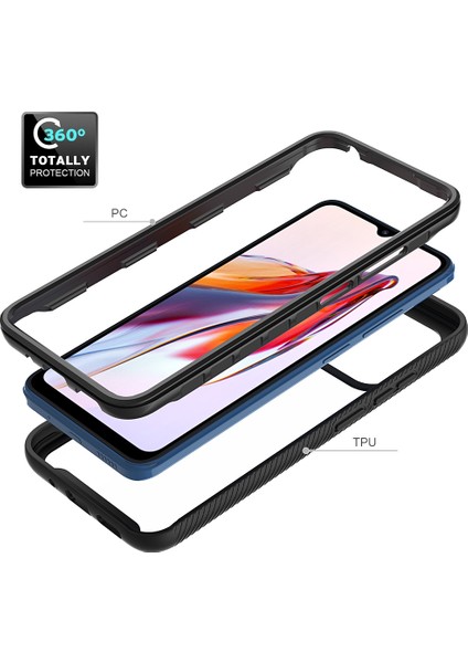 Xiaomi Redmi 12C Için Yerleşik Ekran 360 Tam Koruma Telefon Kılıfı - Mor (Yurt Dışından) fırsatları