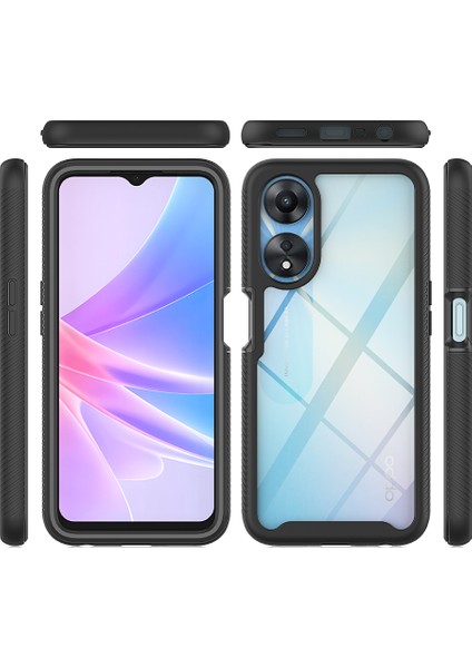 Oppo A78 5g Için Yerleşik Ekran 360 Tam Koruma Telefon Kılıfı - Lacivert (Yurt Dışından) modelleri