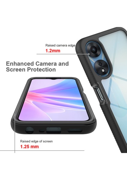 Oppo A78 5g Için Yerleşik Ekran 360 Tam Koruma Telefon Kılıfı - Lacivert (Yurt Dışından) indirimleri
