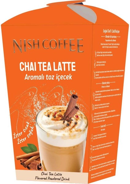 Chai Tea Latte, Çikolata Aromalı Toz Içecek 2’li Set (2X250 Gr)