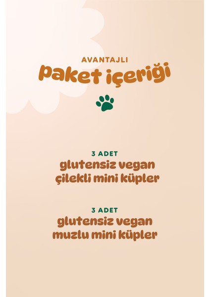 Humm Organic - Organik Glutensiz Vegan Mini Küpler Atıştırmalık Paketi - 6 Adet (2 Çeşit)