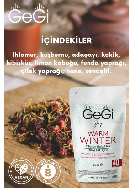 Ihlamur Kuşburnu Adaçayı Kekik Zencefil Hibisküs Limon Kabuğu Nane Içeren Tibet Atom Kış Bitki Çayı