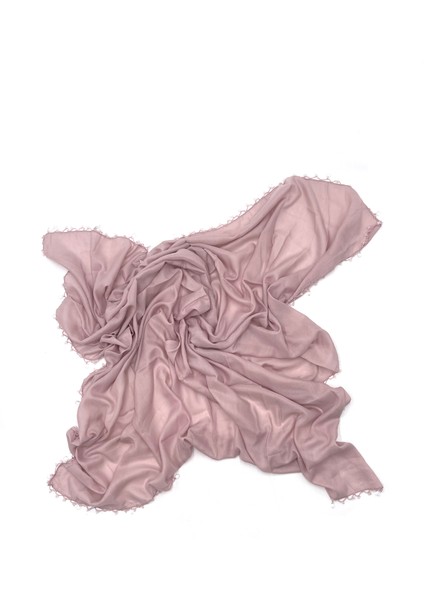 Pamuklu Damla Inci Boncuklu Eşarp Yüksek Kalite Yazma 100X100CM