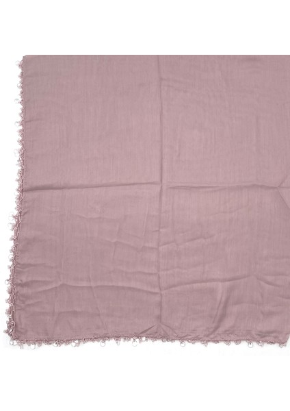 Pamuklu Damla Inci Boncuklu Eşarp Yüksek Kalite Yazma 100X100CM