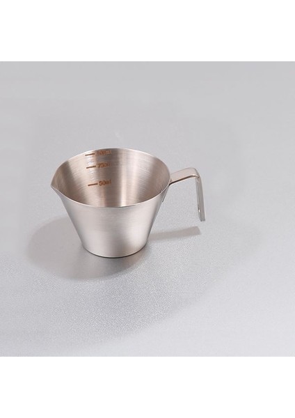 Paslanmaz Çelik 100 ml Espresso Shot Kupası Kahve Jug Ölçü Bardağı CIN574