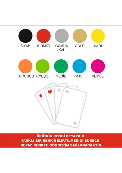 Poker Oyun Kartı Sticker