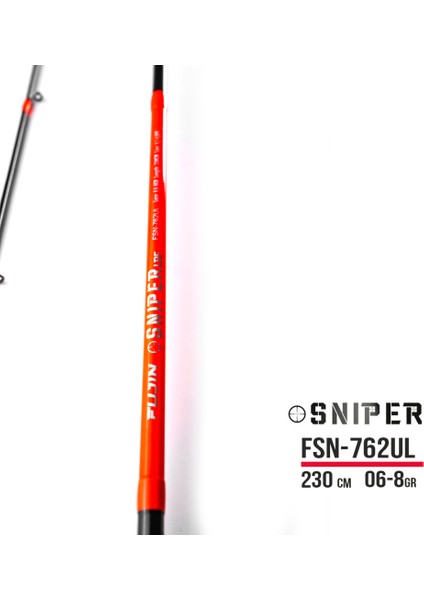 Sniper 230CM 06-8gr Ultra Light Lrf Kamışı