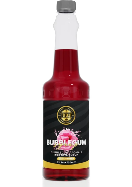 By Tüfekçi Bubble Gum Şurup  750 ml