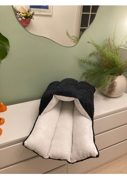 Terlik Şeklinde Lüks Kedi Tulum Yatak Welsoft Yıkanabilir fırsatları