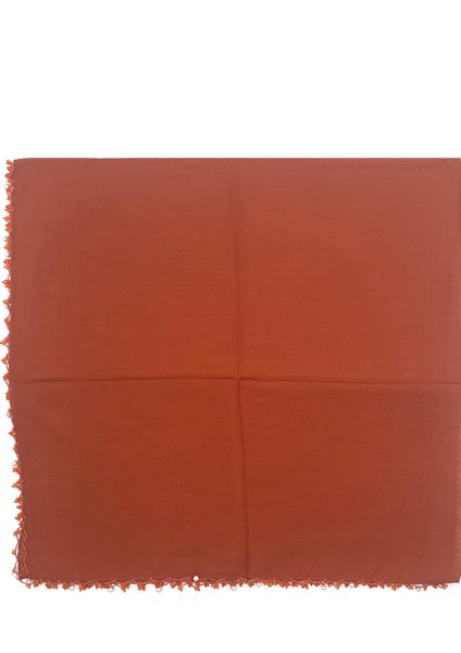 Pamuklu Damla Inci Boncuklu Eşarp Yüksek Kalite Yazma 100X100CM