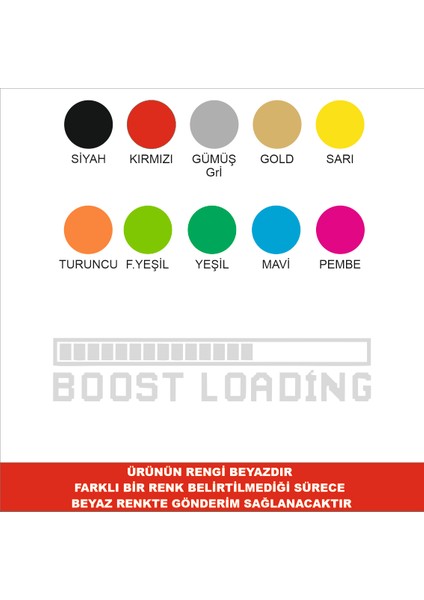 Boost Loading Sticker