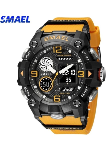 SMAEL Dijital ve Analog Erkek Kol SAATI 8055