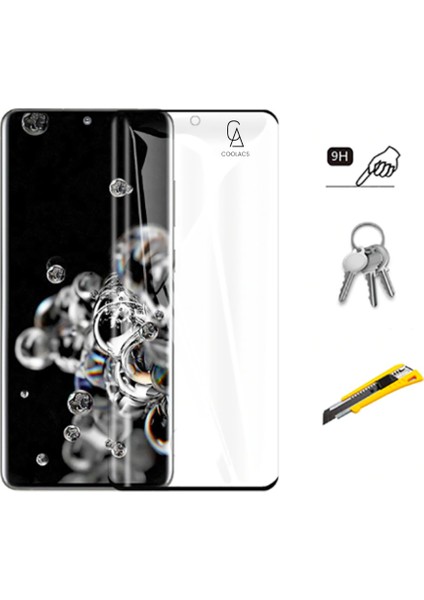 Samsung Galaxy S21 Ultra ile Uyumlu Tam Kaplayan Nano Esnek Ekran Koruyucu ve Arka Kamera Koruyucu modelleri