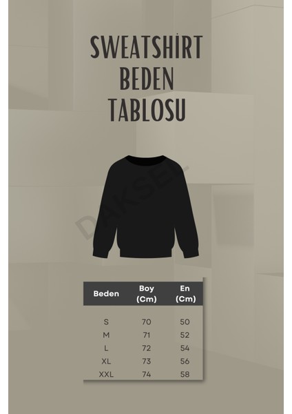 Dk Daksel Special Product Regular Fit Füme Erkek Sweatshirt