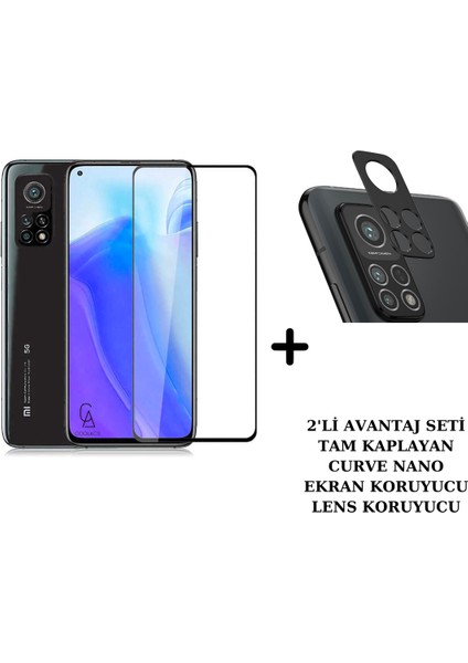 Xiaomi Mi 10T ile Uyumlu Tam Kaplayan Nano Esnek Ekran Koruyucu ve Arka Kamera Koruyucu fiyatları