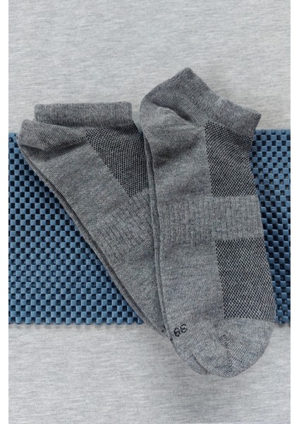 Unisex Patik Çorap 6'lı Set File Örgü Tasarım Yüksek Konfor %78 Pamuk modelleri