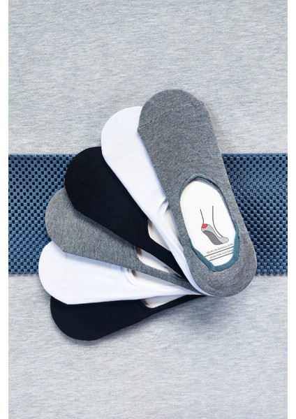 Babet Unisex Ayaktan Kaymayan 6 Lı Görünmez Çorap - CRP2161
