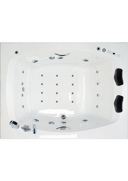 Michigan Jakuzi 185x138 h:63 President Hidromasaj Sistemli Küvet (Gövde + Metal ayak + Ön panel) fiyatları