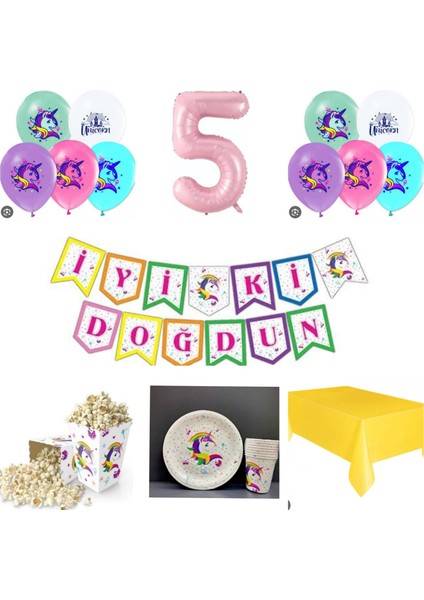 Mini Party Store Unicorn Parti Seti