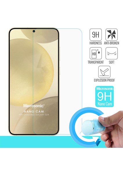 Samsung Galaxy S24 Nano Glass Cam Ekran Koruyucu
