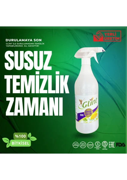 1 Litre %100 Bitkisel Yağ Çözücü Bulaşık Deterjanı Fırın Izgara Yüzey Temizleyici 8684451439330