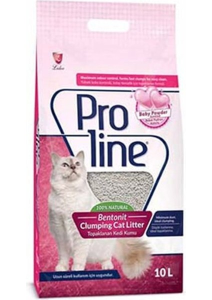 Pro Line Bebek Pudralı Topaklanan Bentonit Kedi modelleri