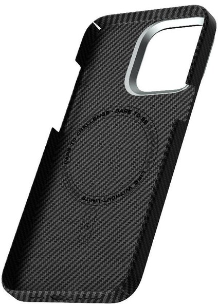 iPhone 15 Pro Max Kılıf Wiwu HHX-016 Karbon Fiber 600D Mars Kevlar Kapak Siyah