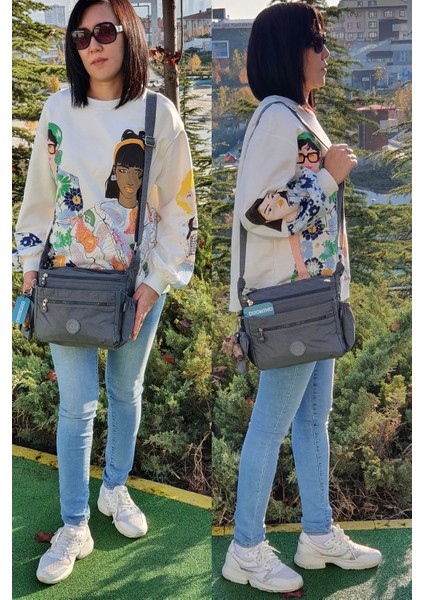 Bordo Kadın Askılı Çapraz Çanta Mega Postacı Çantası Klinkır Çok Gözlü Omuz Çantası Krinkıl fırsatları