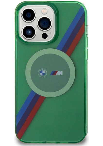 iPhone 15 Pro Kılıf Bmw Magsafe Şarj Özellikli Transparan Tricolor Stripes Orjinal Lisanslı Kapak fiyatları