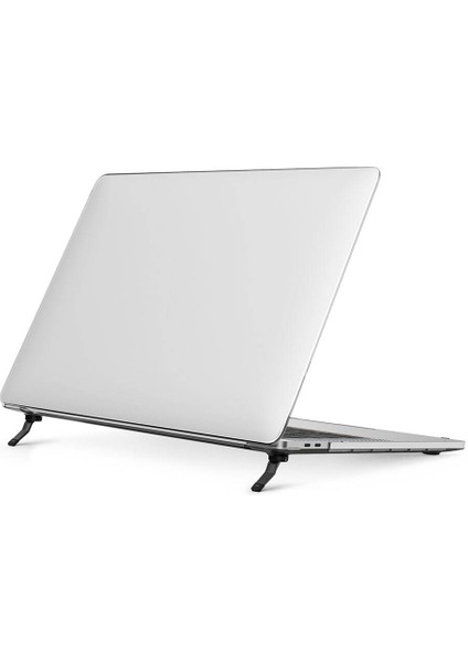 Macbook 13.3" Pro 2020 Uyumlu Transparan Kapak Wiwu Macbook Ishield Standlı Shield Koruyucu