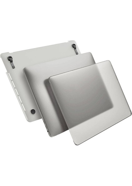 Macbook 13.3" Pro 2020 Uyumlu Transparan Kapak Wiwu Macbook Ishield Standlı Shield Koruyucu