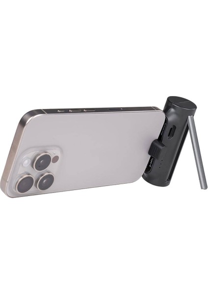 PB15 Taşınabilir Standlı Type-C Portlu Powerbank 5000MAH Siyah modelleri