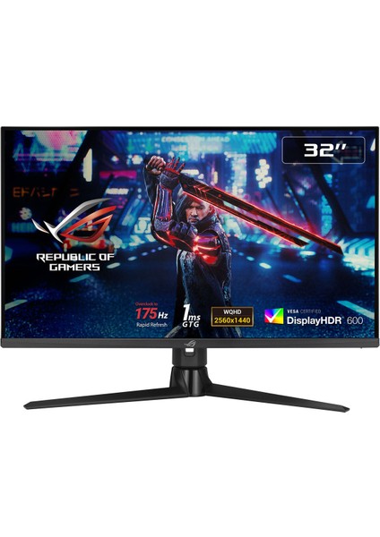 Rog Strıx XG32AQ 32 175HZ 1ms (Dp HDMI Usb) Freesync ve G-Sync 2560X1440 Gamıng Fast IPS 2k Gamıng Monitör