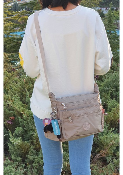 Bordo Kadın Askılı Çapraz Çanta Mega Postacı Çantası Klinkır Çok Gözlü Omuz Çantası Krinkıl fırsatları