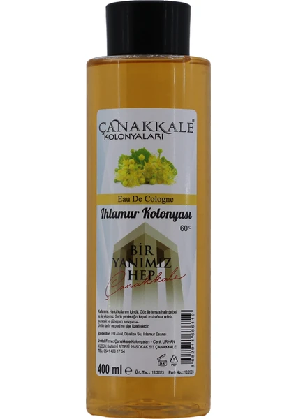 Ihlamur Çiçeği Kolonyası - 400 ml - (Pet Şişe)