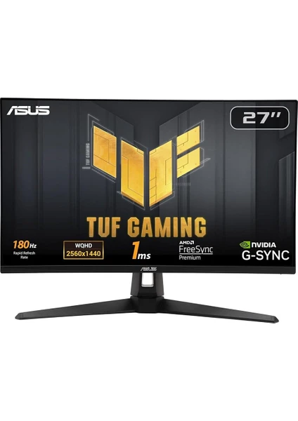 ASUS Tuf Gaming VG27AQ3A 27 inç 180Hz 1Ms WQHD Adaptive Sync Fast IPS Gaming Monitör