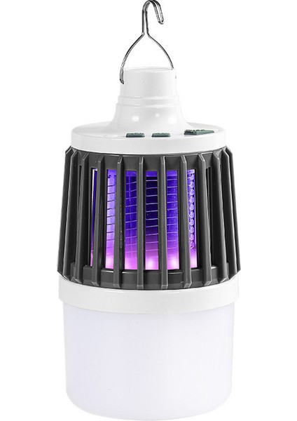 Powermaster MX-858 Usb'li Sinek Öldürücü Özellikli 3 Modlu Şarjlı Kamp Feneri Kamp Aydınlatma Kamp Sineklik Cız Mor Işık fırsatları