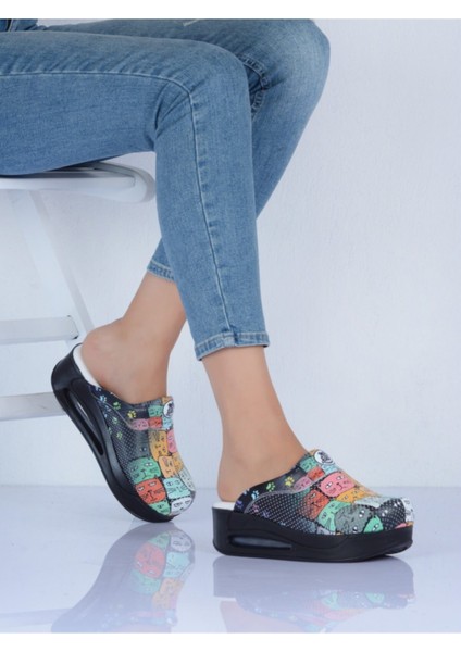 Air Taban Ortopedik Terlik Doktor Hemşire Hastane Aşçı Sabo Terlik