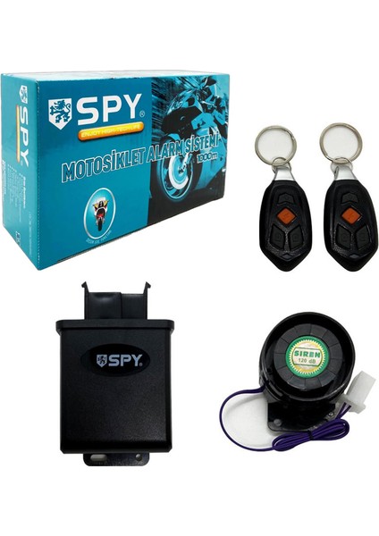 Powermaster PM-22738 Yüksek Sesli Motosiklet Güvenlik Alarm Sistemi