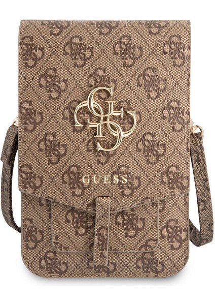 Orjinal Lisanslı Omuz Çantası Askılı Mıknatıs Kapaklı 4g Desen 4g Logolu 5 Hazneli Kahverengi fiyatları