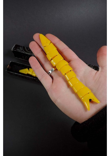 Stres İçin Limon Sarısı Balık Tesbih