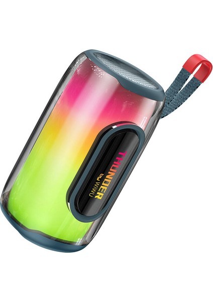 P40 Max Thunder Bluetooth Speaker Hoparlör Mavi