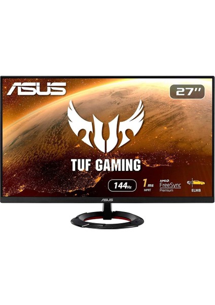 Asus Tuf Gaming Vg279Q1R 27 Gaming Ips Freesync 1920x1080 1Ms(Mprt) 144Hz Dp Hdmı Mm Vesa 3Yıl Elmb Sync