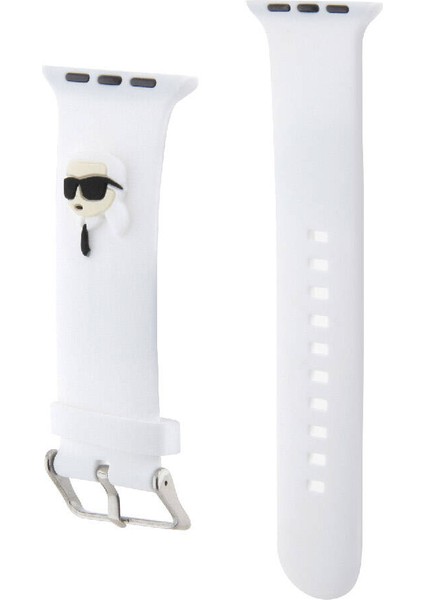 Watch 7 45MM Uyumlu Kordon Orjinal Lisanslı Ikonik Karl Head Logolu Strap Kayış modelleri