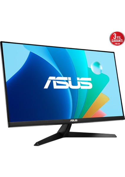 ASUS VY279HF 27 IPS FREESYNC 1920x1080 1MS 100HZ HDMI USB-C VESA 3YIL EYECARE PLUS,FLICKER-FREE,CERCEVESIZ,DUSUK MAVI ISIK, Monitör