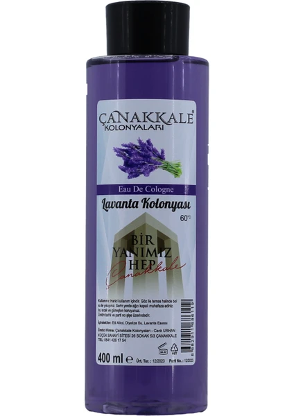 Lavanta Kolonyası - 400 ml - (Pet Şişe)