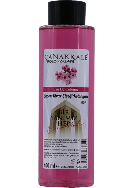 Efsane Üçlü Zeytin Çiçeği - Japon Kiraz Çiçeği - Aqua (Okyanus)- 400 ml - (Pet Şişe)